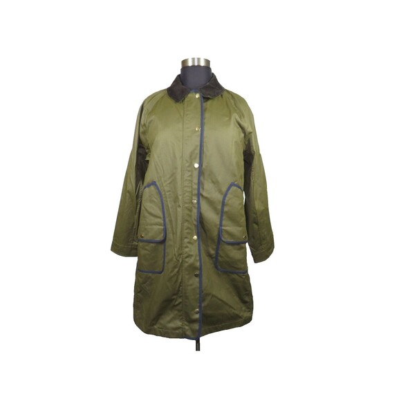 J. Crew Men’s Olive PrimaLoft Luxe Coat With Removable Liner Size XL - Picture 9 of 13